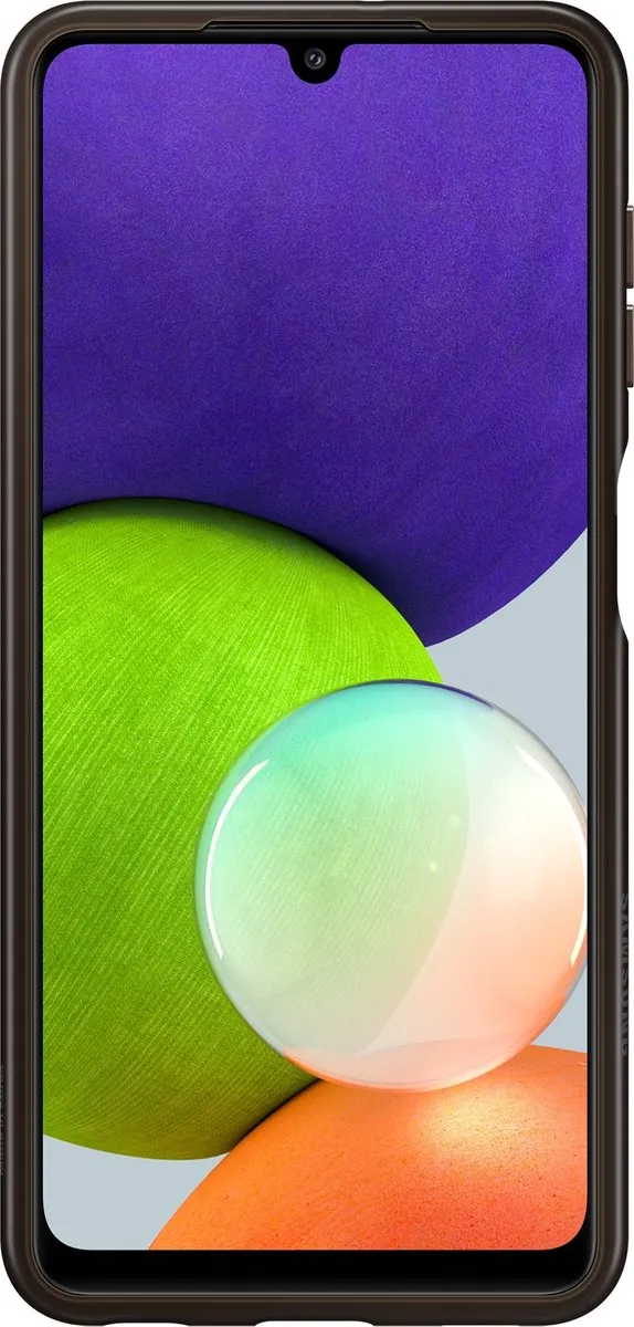 Samsung Soft Clear Hoesje Galaxy A22 4G - Zwart