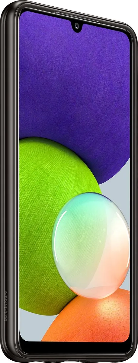 Samsung Soft Clear Hoesje Galaxy A22 4G - Zwart