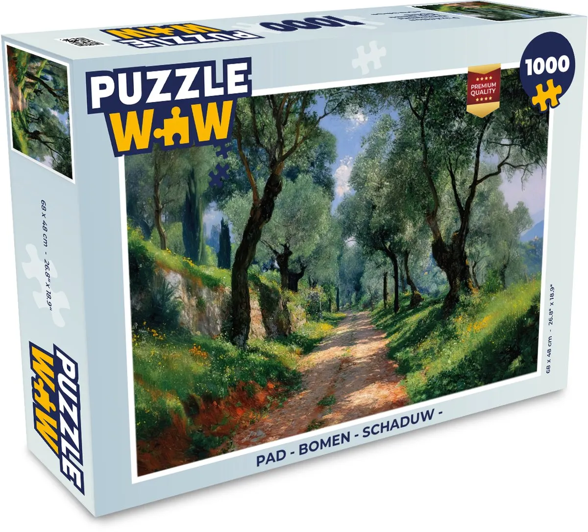 PuzzleWow Bomen Schaduw Legpuzzel 1000 Stuks