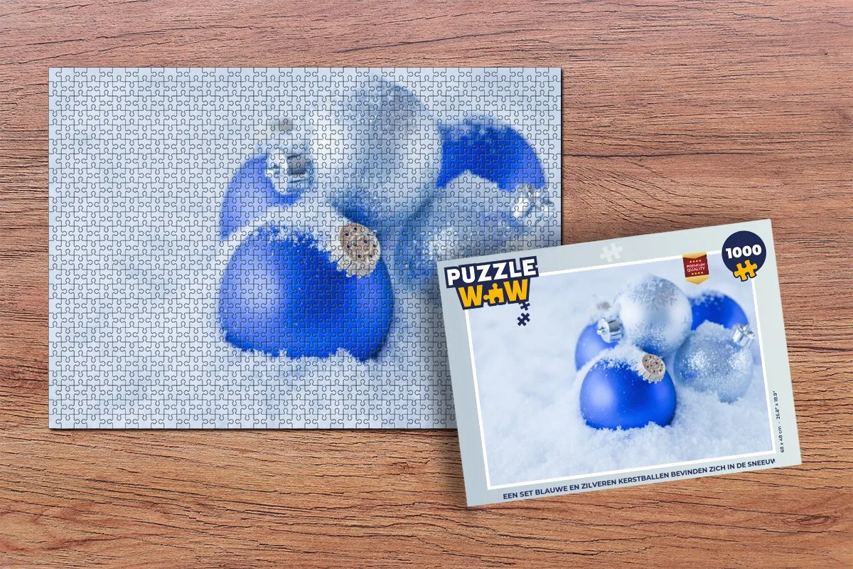 PuzzleWow Kerstpuzzel 1000 Stuks - Multicolor