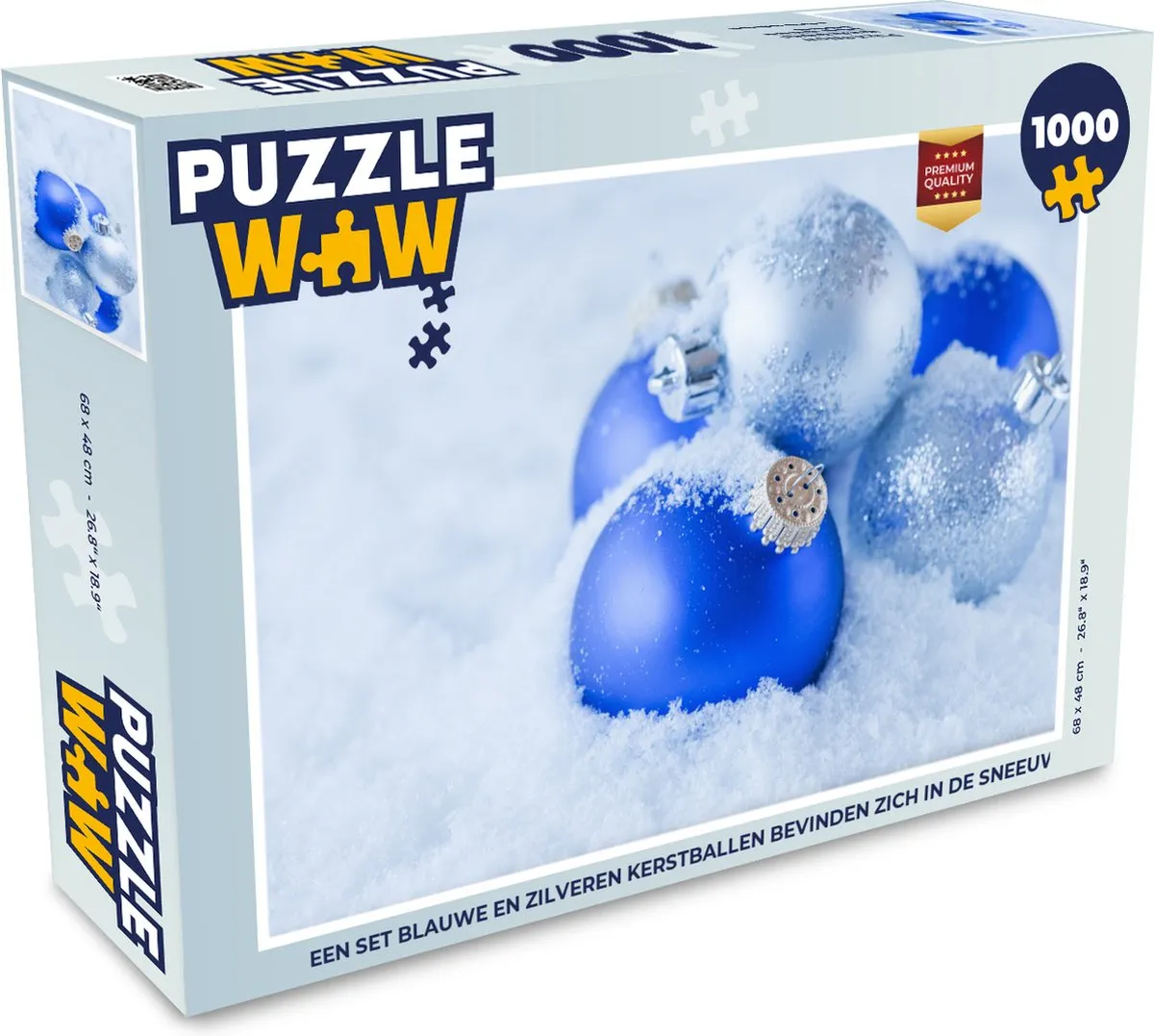 PuzzleWow Kerstpuzzel 1000 Stuks