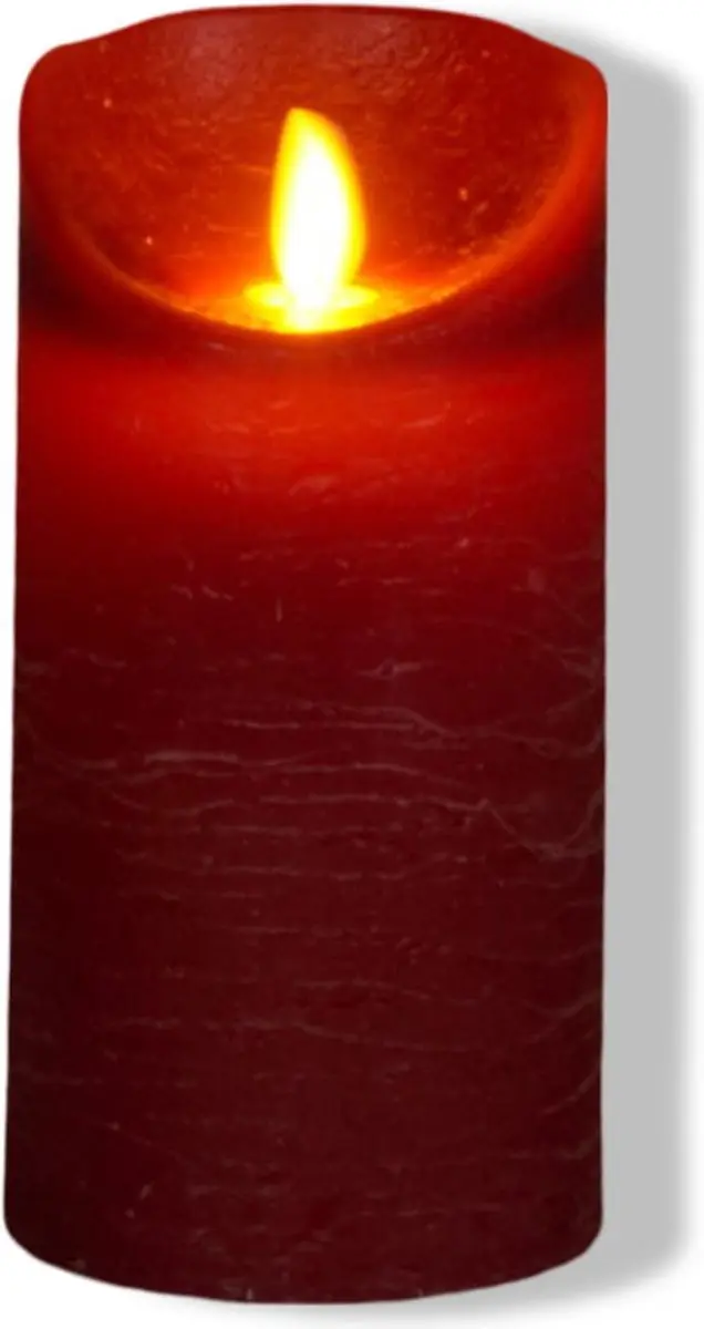 Anna's Collection LED Stompkaars Oslo 15cm Bordeaux - afbeelding 2 van 4