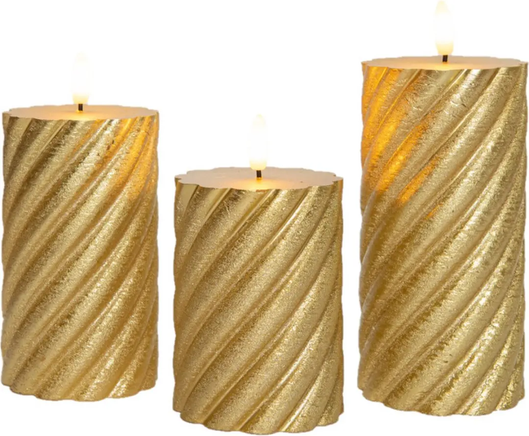 Anna Collection LED kaarsen/stompkaarsen set