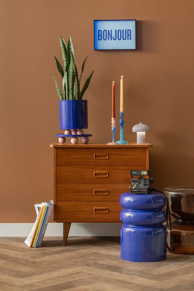 Present Time Grato Mecer Kandelaar - Cobalt Blauw - afbeelding 5 van 5