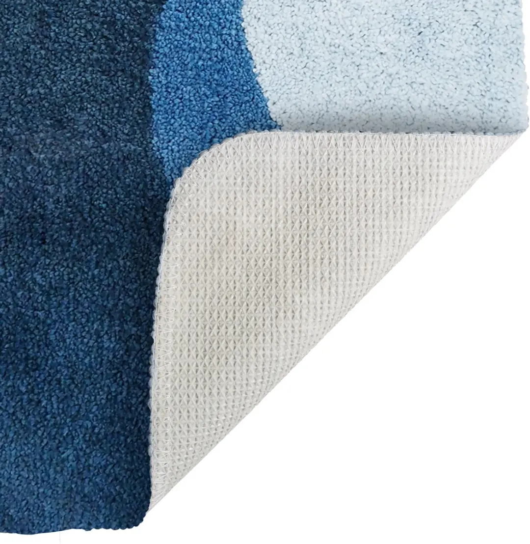Dutch House Toiletmat Metz 60x50cm - Blauw - afbeelding 2 van 3