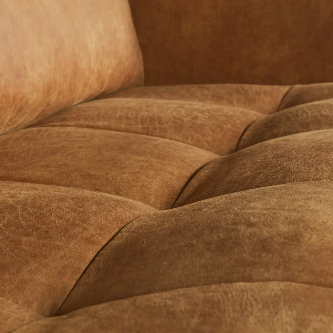 WOOOD Rodeo Classic 3-Zits Bank Cognac - afbeelding 4 van 6
