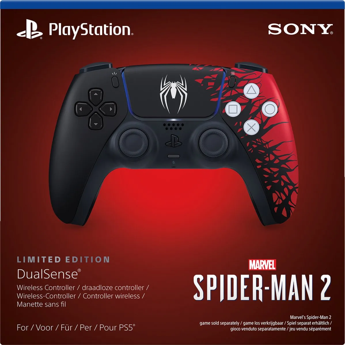 Sony PlayStation DualSense Controller Spider-Man 2 Limited Edition - 9399506