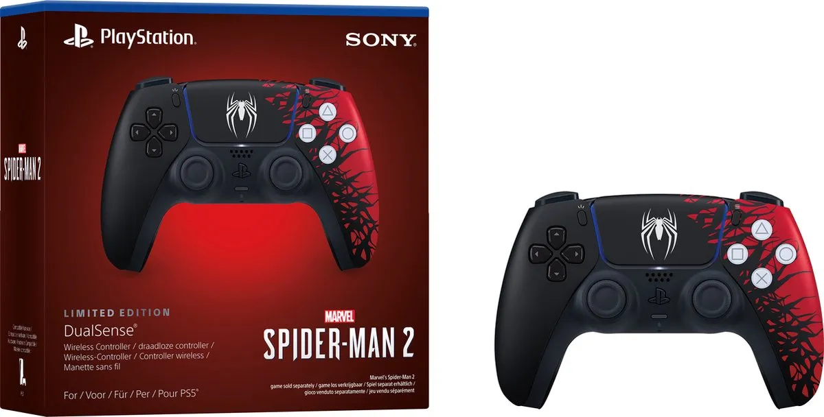 Sony PlayStation DualSense Controller Spider-Man 2 Limited Edition - 9399506