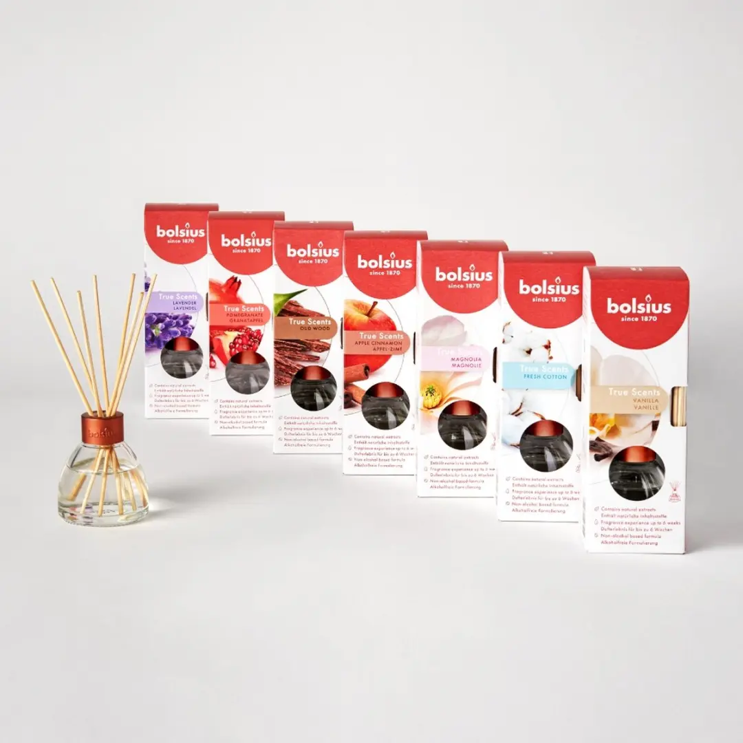 Bolsius True Scents Geurstokjes 60ml - Appel Kaneel - afbeelding 2 van 5