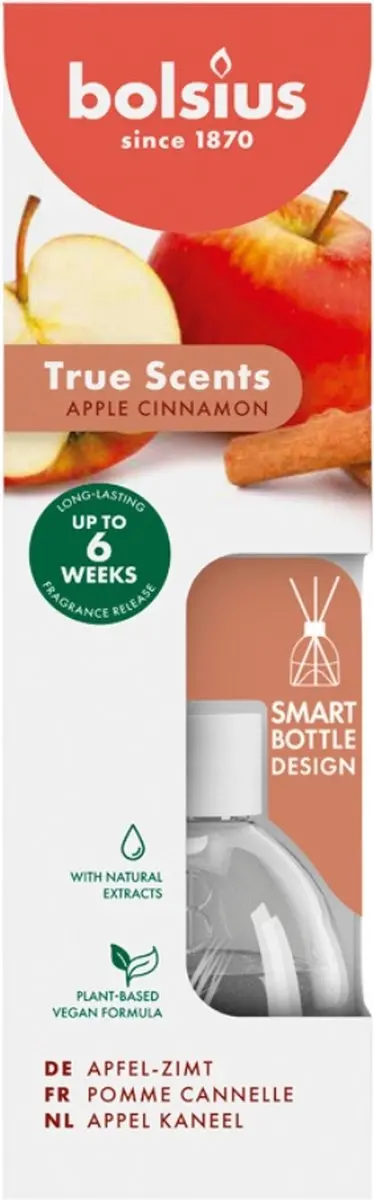 Bolsius True Scents Geurstokjes 60ml - Appel Kaneel - afbeelding 5 van 5
