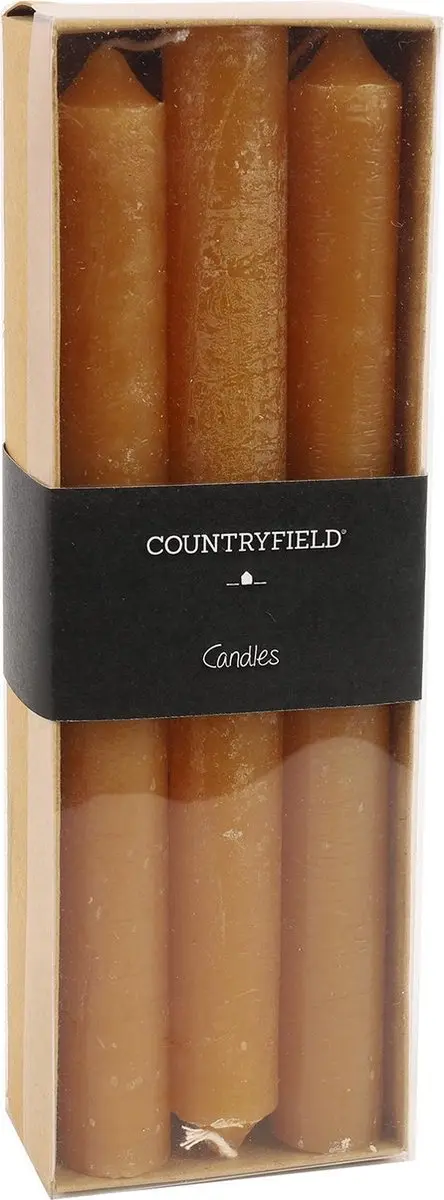 Set van 6 kaarsen Countryfield 20cm
