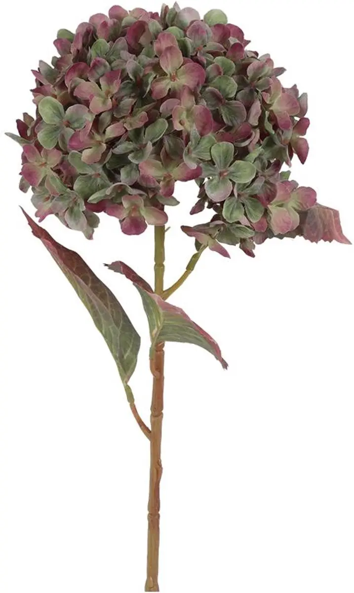Kunstbloem paniculata hydrangea L groen