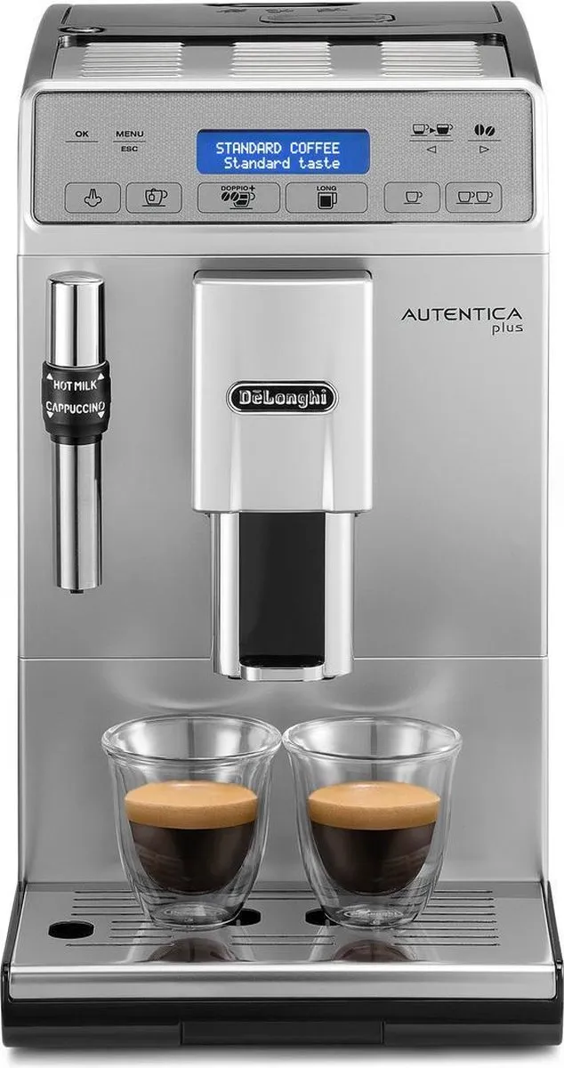 De'Longhi Autentica Plus ETAM29.620.SB Volautomaat Espressomachine - Zilver/Zwart - afbeelding 6 van 6