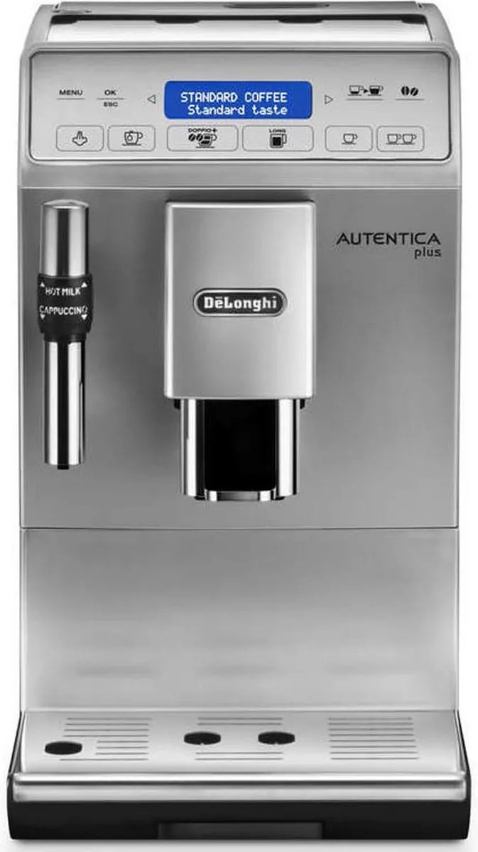 De'Longhi Autentica Plus ETAM29.620.SB Volautomaat Espressomachine - Zilver/Zwart