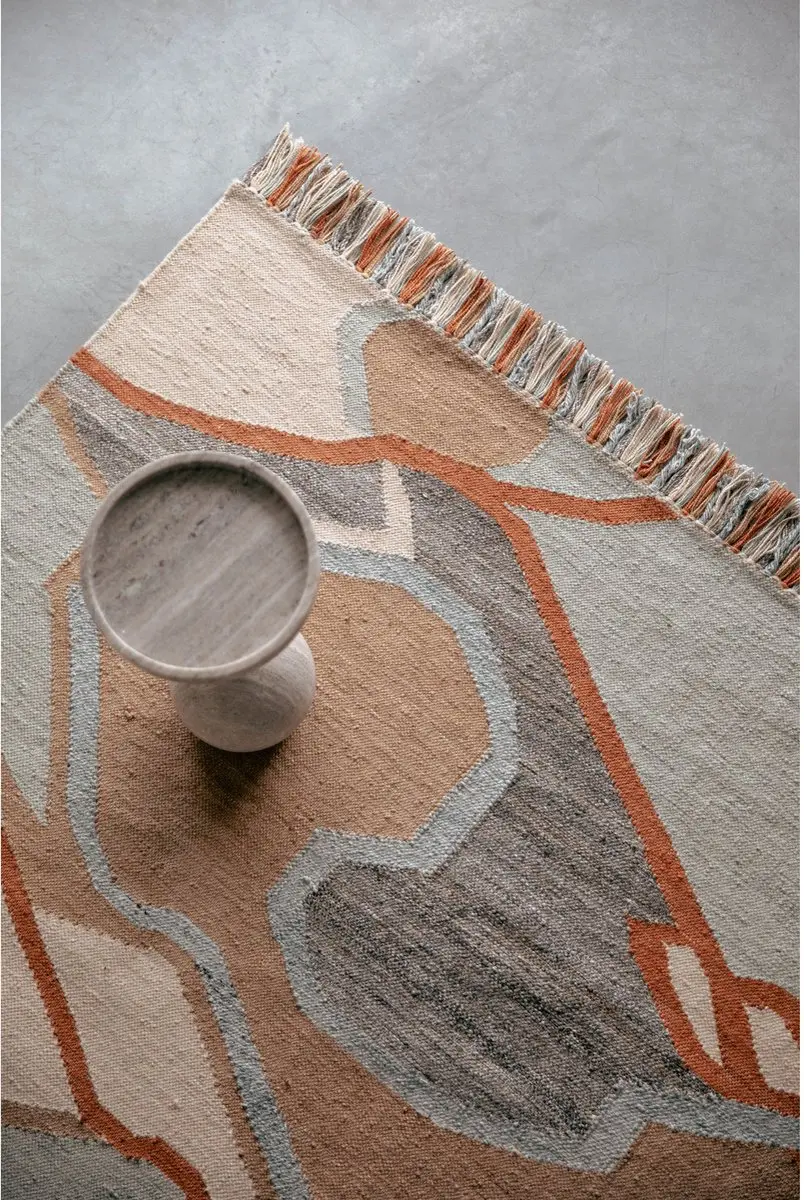 Zuiver Saigon Vloerkleed 160x230cm - Oranje - afbeelding 4 van 6