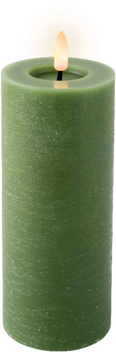 Lumineo LED Wax Stompkaars Groen 7x19cm - afbeelding 3 van 4