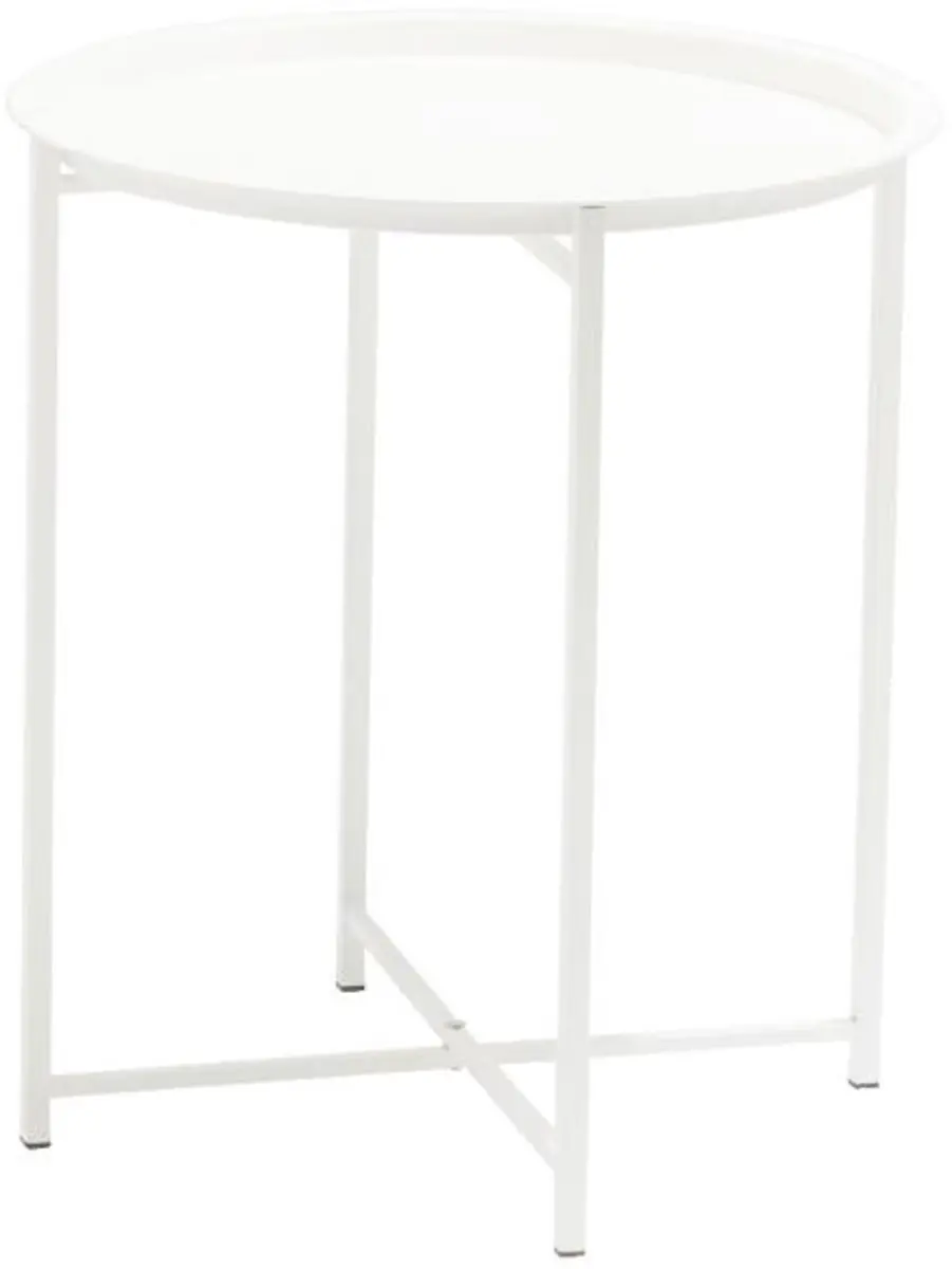 SenS-Line Nora Bijzettafel - 46cm Wit - afbeelding 3 van 3