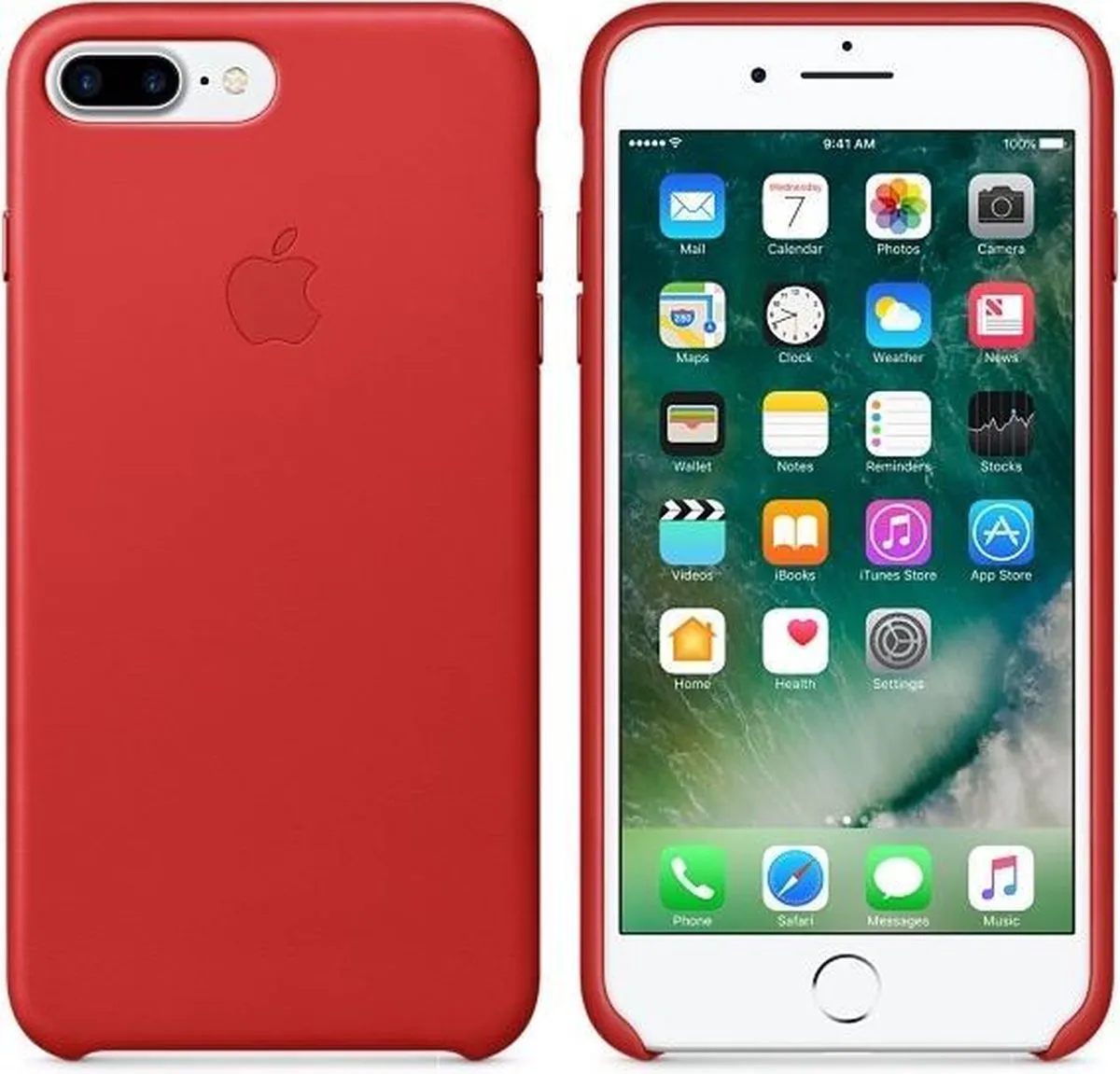 Apple Leren Hoesje iPhone 7/8 Plus