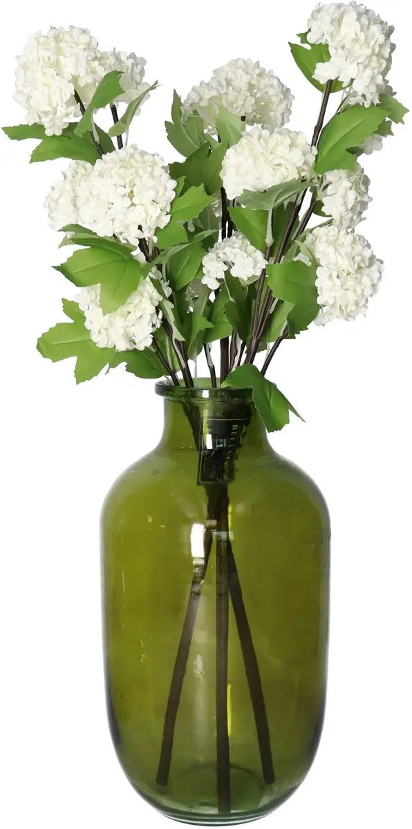 Bellatio Design Kunstbloem Viburnum/sneeuwbal Roseum