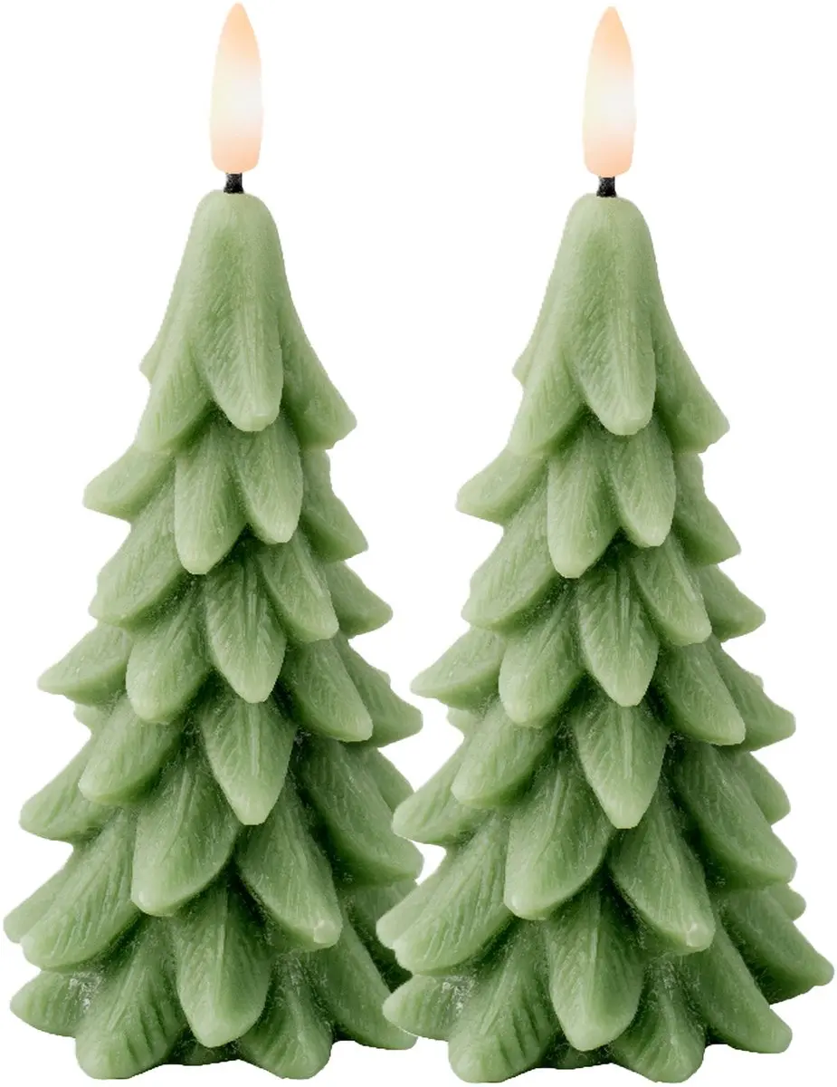 Lumineo LED kerstboom kaars