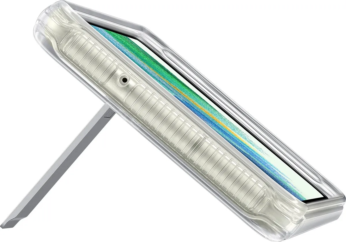Samsung Clear Standing Hoesje Galaxy S21 FE - Transparant - afbeelding 6 van 6