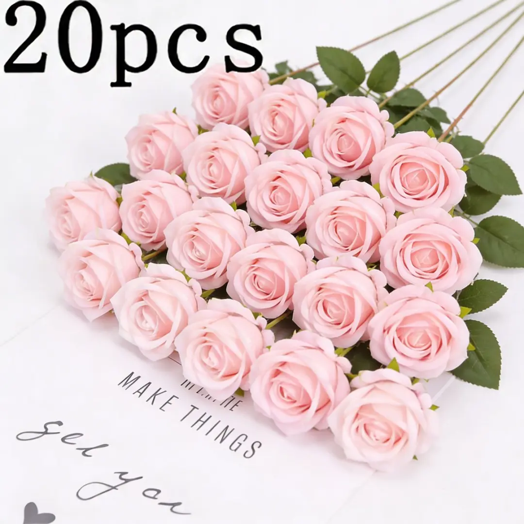 20 Kunstbloemen Champagne