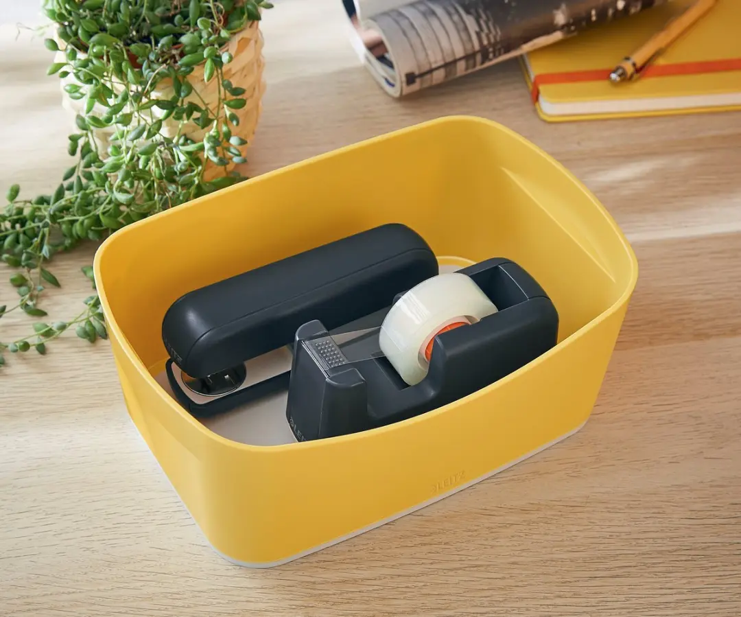 Leitz My Box Cosy Opbergdoos DIN A5 - Geel/Lichtgrijs - afbeelding 6 van 6