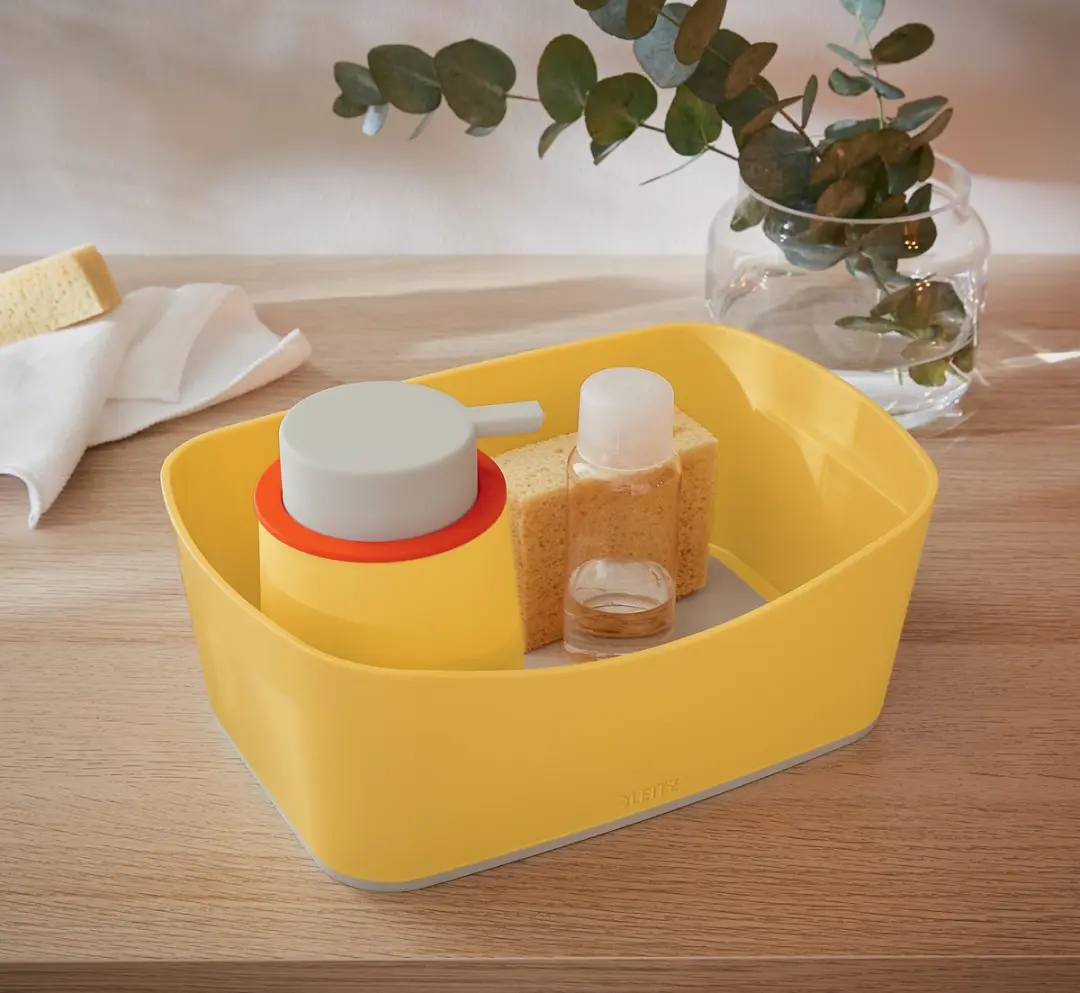 Leitz My Box Cosy Opbergdoos DIN A5 - Geel/Lichtgrijs - afbeelding 3 van 6