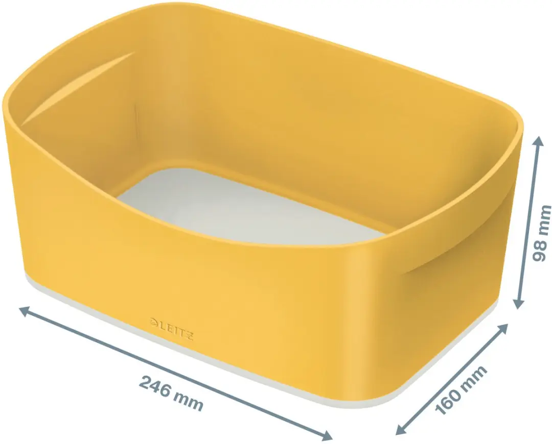 Leitz My Box Cosy Opbergdoos DIN A5 - Geel/Lichtgrijs - afbeelding 5 van 6