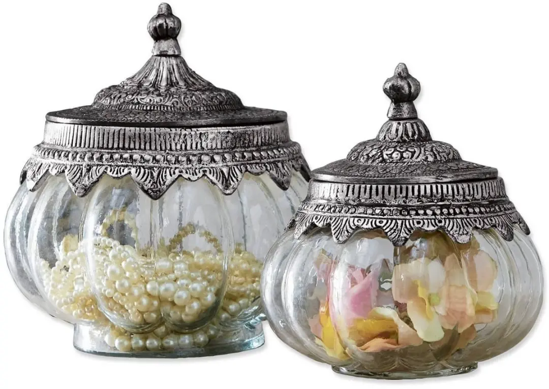 Loberon Madelon Glazen Pot Set