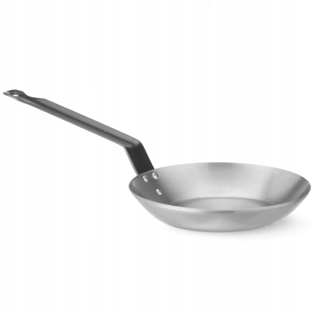 Hendi Koolstofstalen Koekenpan Lyonnaise, 24cm, Inductie & Gas