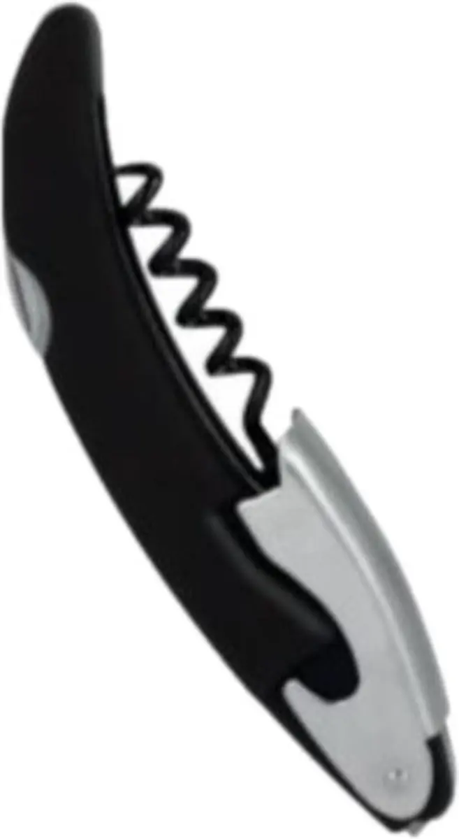 Metaltex Elite Kurkentrekker 22,7cm - Zwart/Grijs - afbeelding 2 van 2