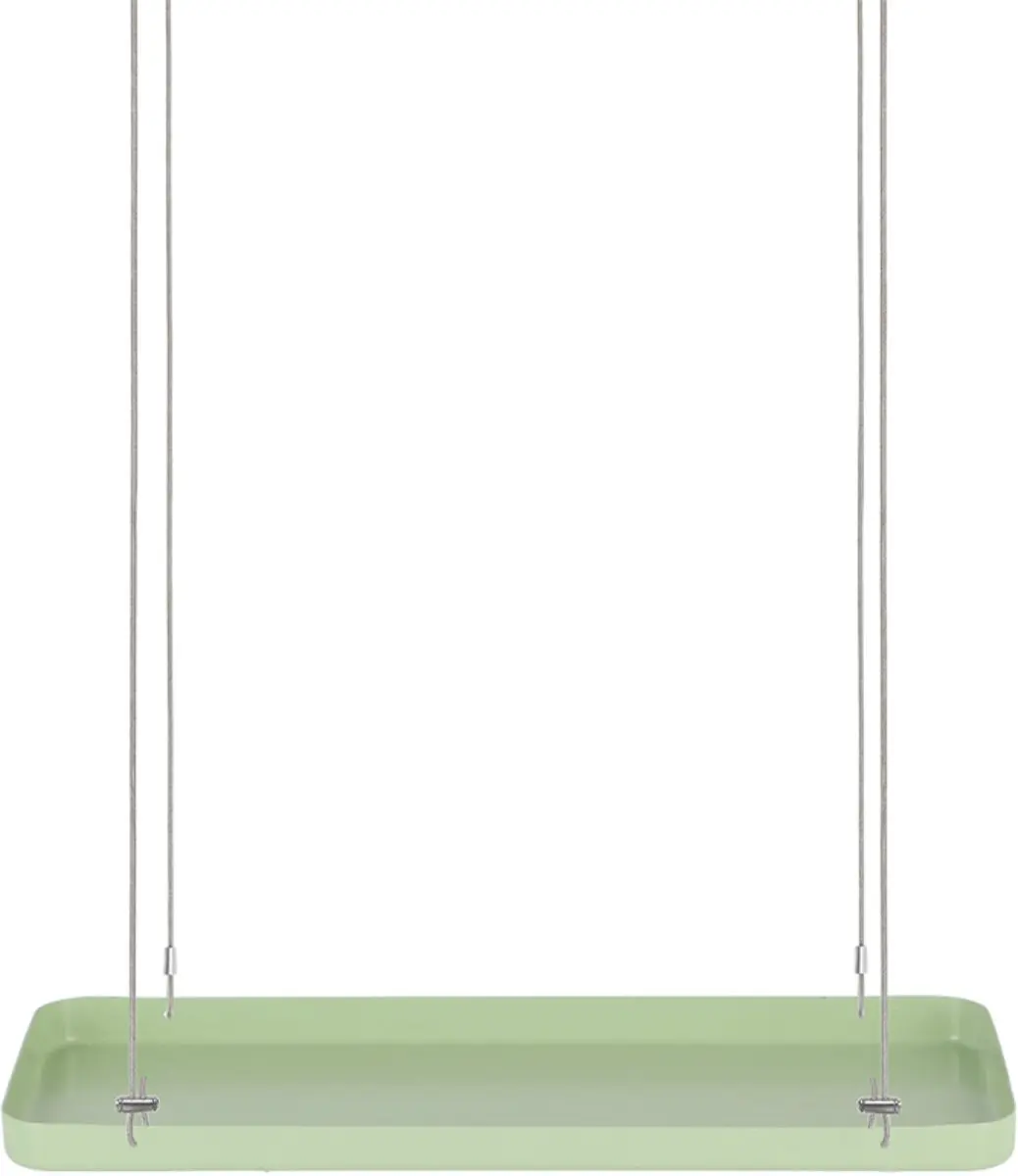 Esschert Design Plantenblad hangend rechthoekig S groen