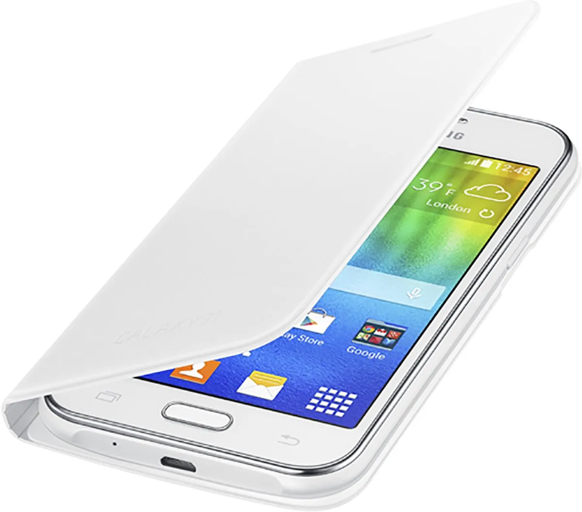 Samsung Flip Cover Galaxy J1 - Wit