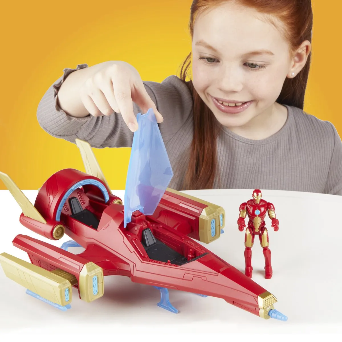 Marvel Avengers Iron Man Speelgoedschip F93295L0 - Multicolor