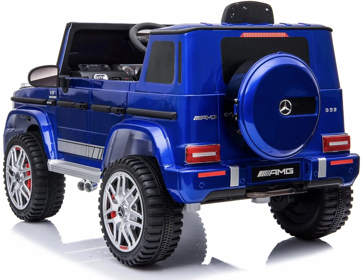 Mercedes-Benz G63 AMG Elektrische Kinderauto 12V - Blauw