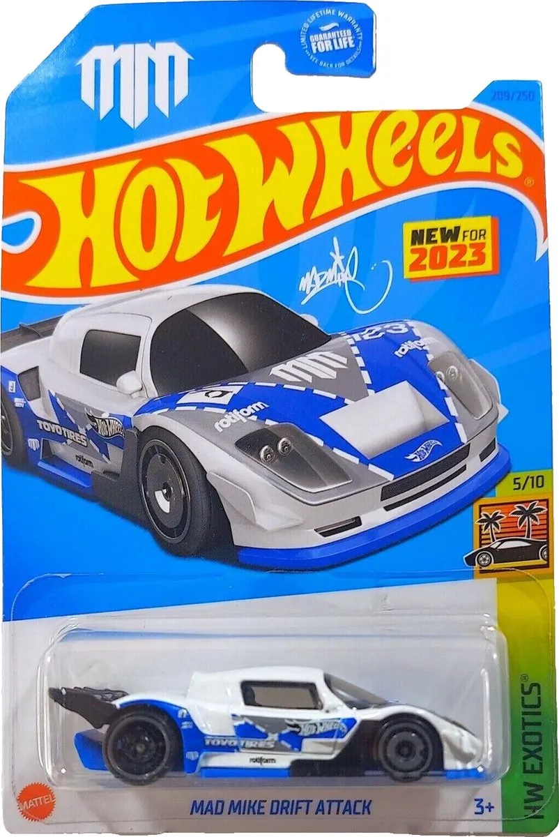 Hot Wheels Mad Mike Drift Attack Exotics 209/250 1:64