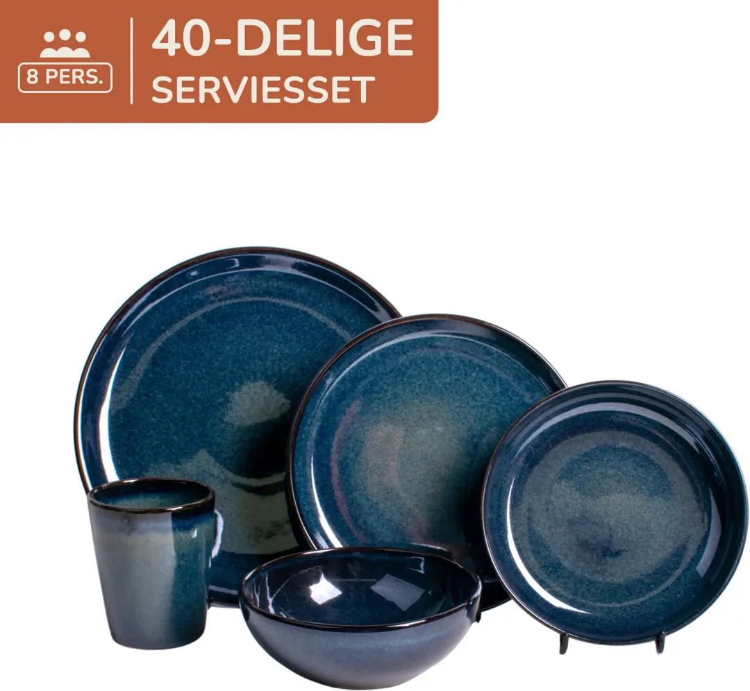 40 delige serviesset