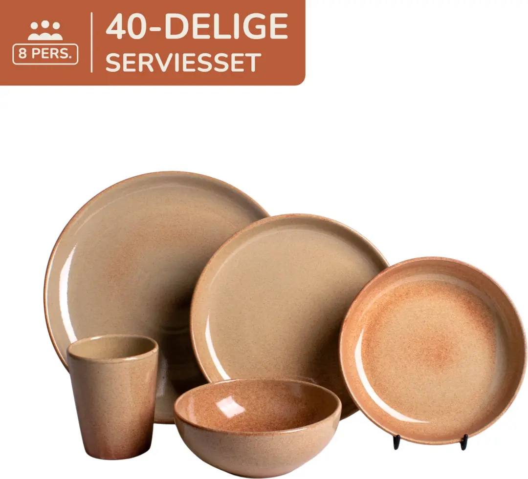 40 delige serviesset