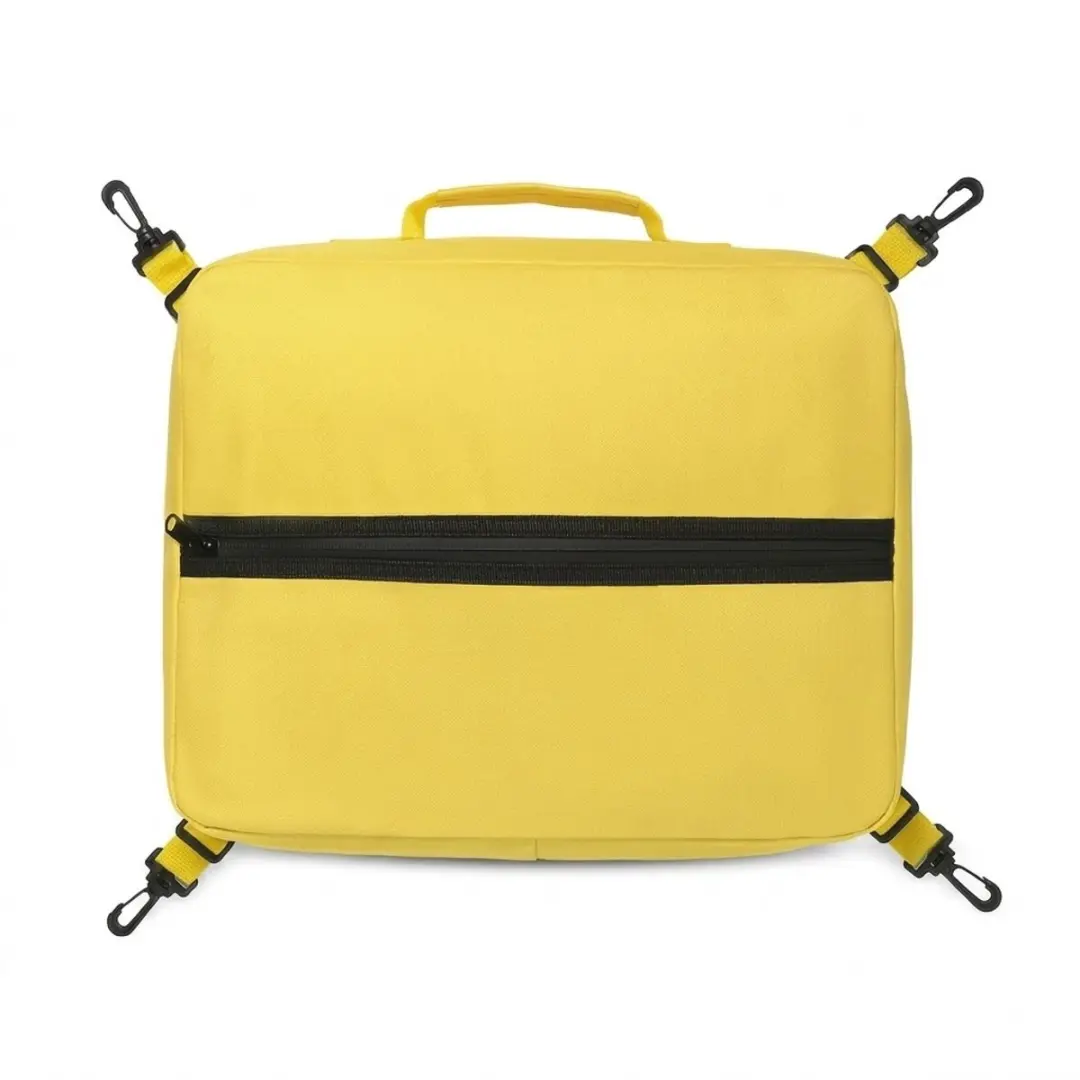 Gele tas voor op SUP board draagtas unisex met handvat ritssluiting opberg tas d