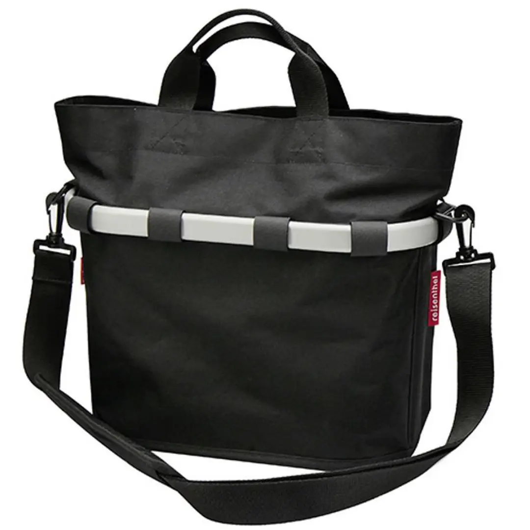 KLICKfix Reisenthel Bikebasket Oval S Stuurtas 12L - Zwart - afbeelding 3 van 6