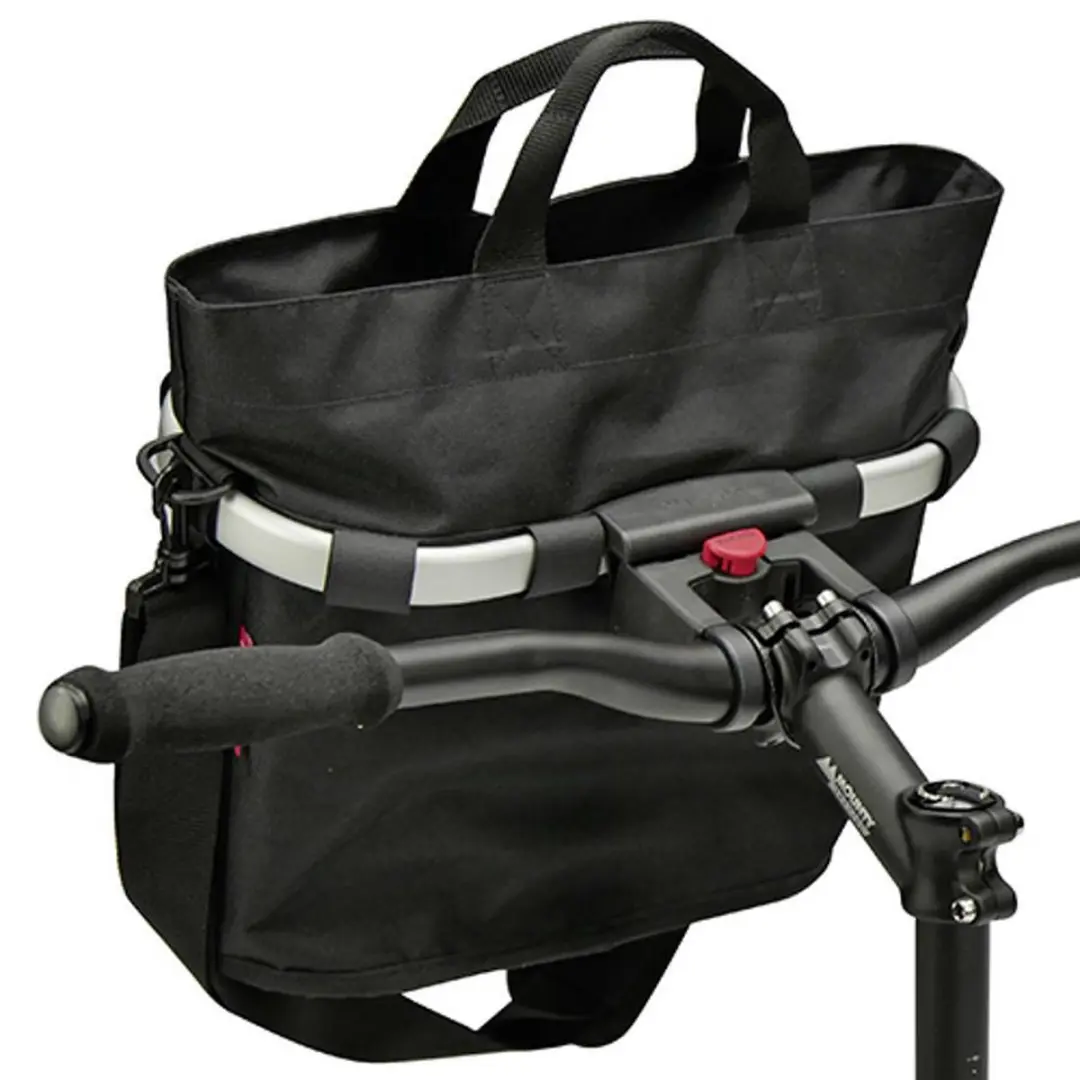 KLICKfix Reisenthel Bikebasket Oval S Stuurtas 12L - Zwart - afbeelding 6 van 6