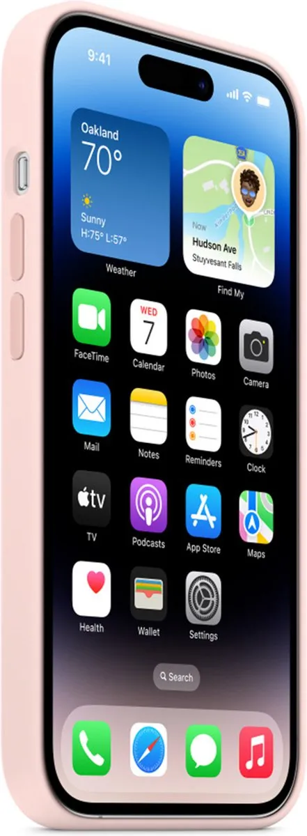 Apple Siliconen Hoesje MagSafe iPhone 14 Pro MPTH3ZM/A - Roze