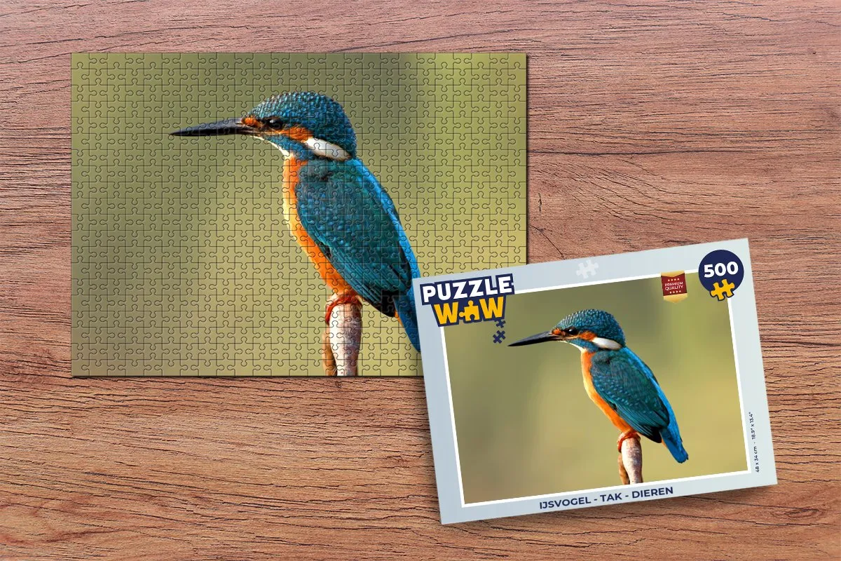 PuzzleWow IJsvogel Legpuzzel 500 Stuks - Multicolor