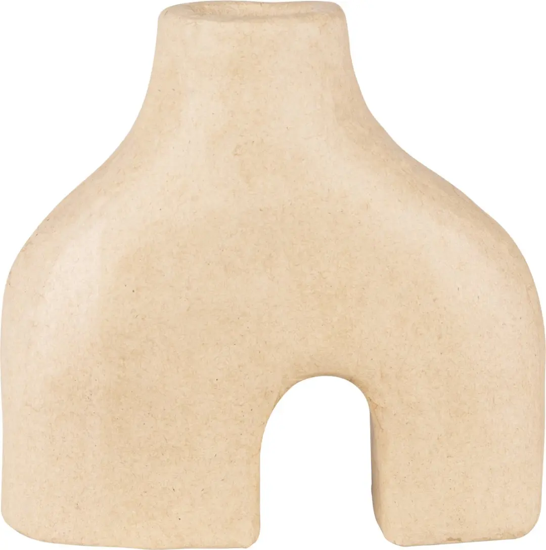 Figuur décopatch vaas dubbele voet 19x7x18cm