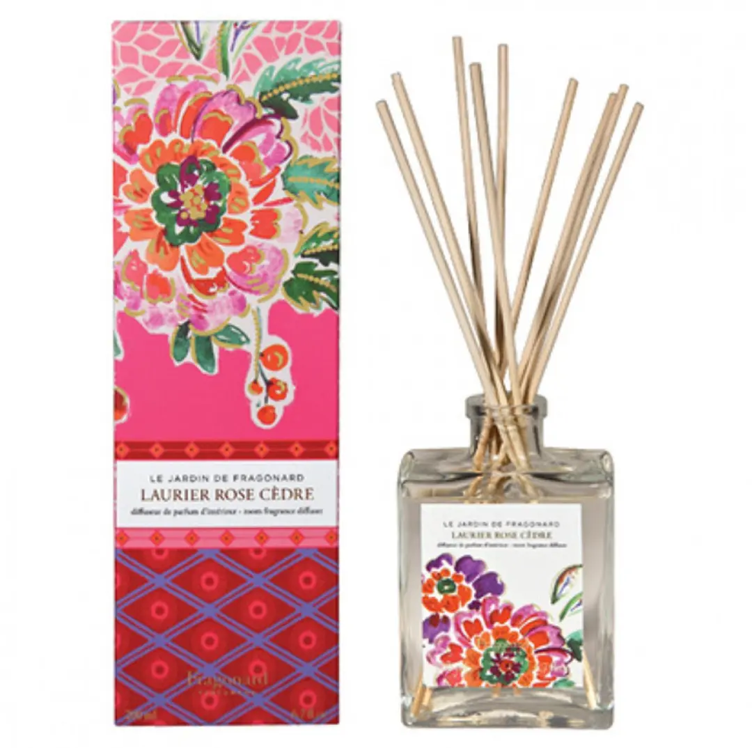 Fragonard Laurier Rose Cèdre Geurstokjes 200ml
