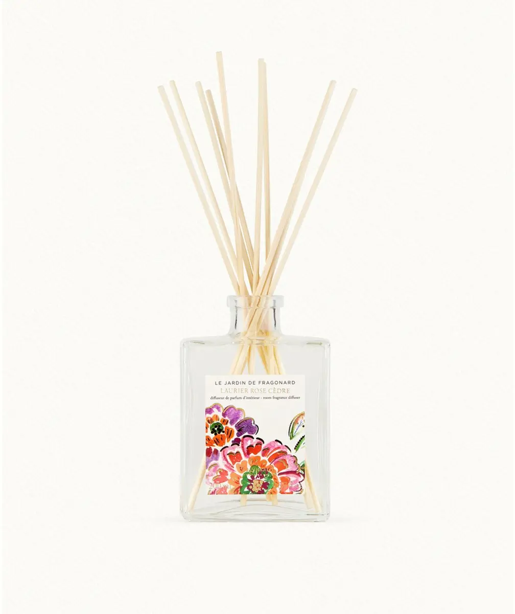 Fragonard Laurier Rose Cèdre Geurstokjes 200ml - afbeelding 4 van 5