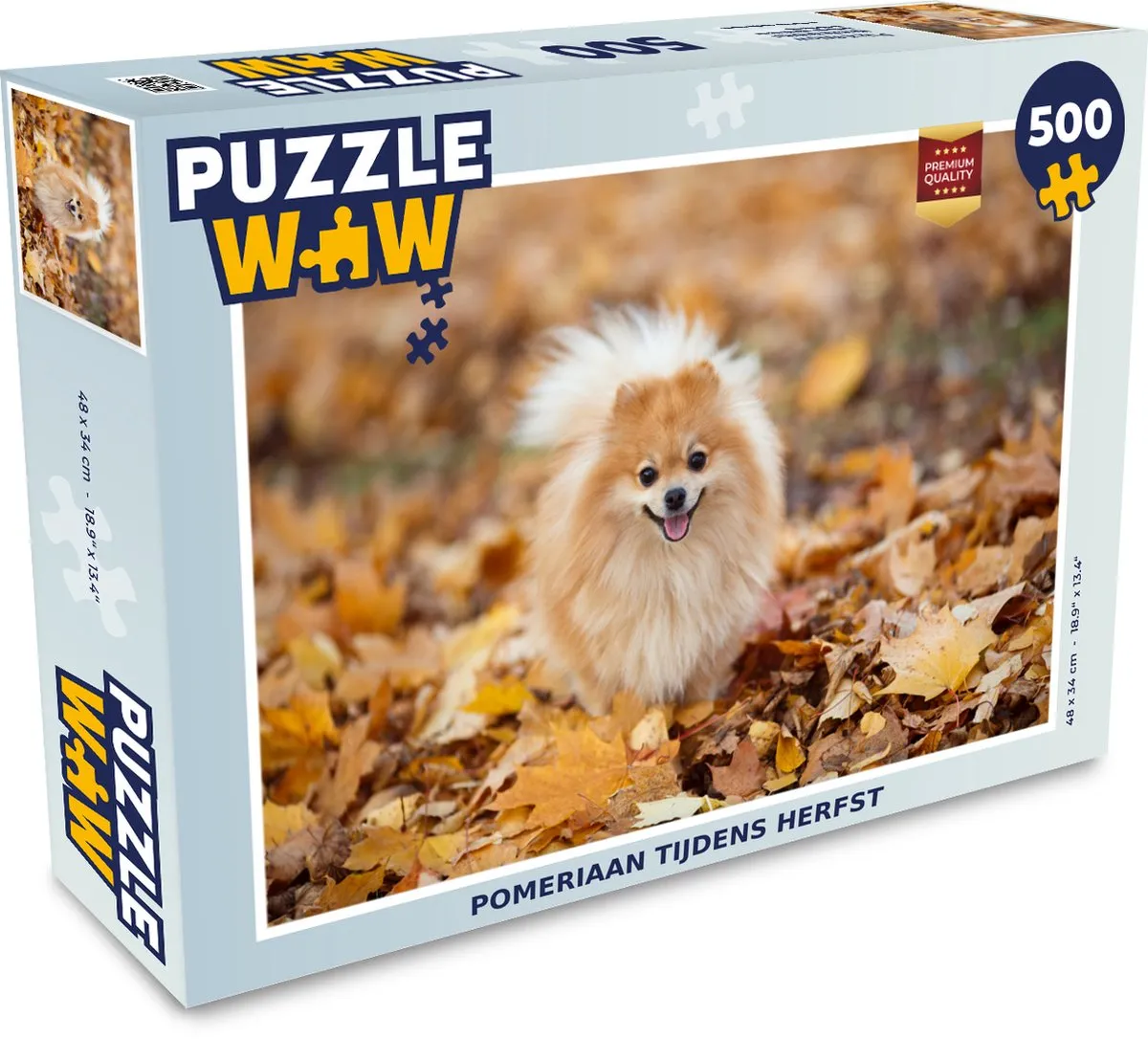 PuzzleWow Pomeriaan Herfst Legpuzzel 500 Stuks