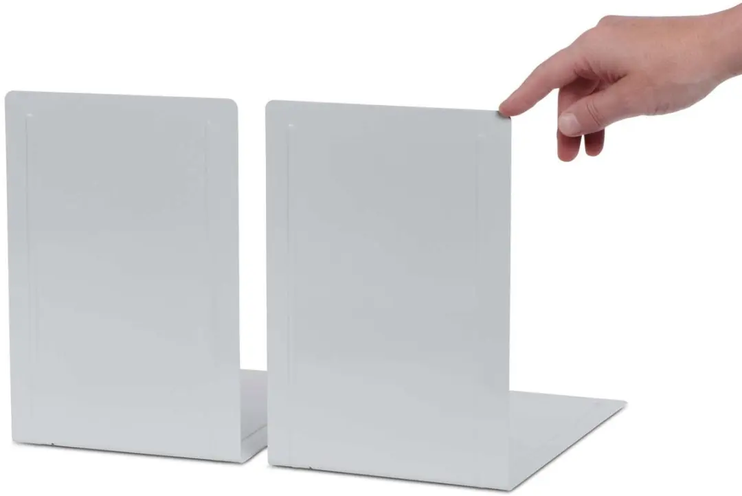 MAUL Boekensteunen Grijs Staal - 2 Stuks - afbeelding 5 van 6