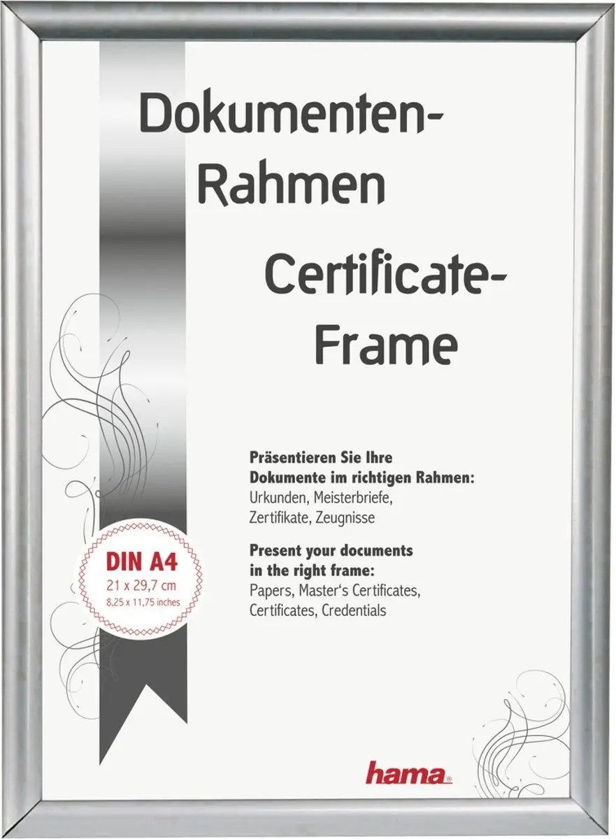 Hama Madrid Fotolijst 21x21,7cm Zilver - afbeelding 6 van 6